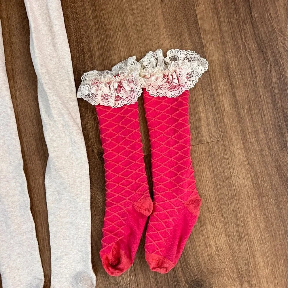Girls Tights and Socks Bundle Sz S